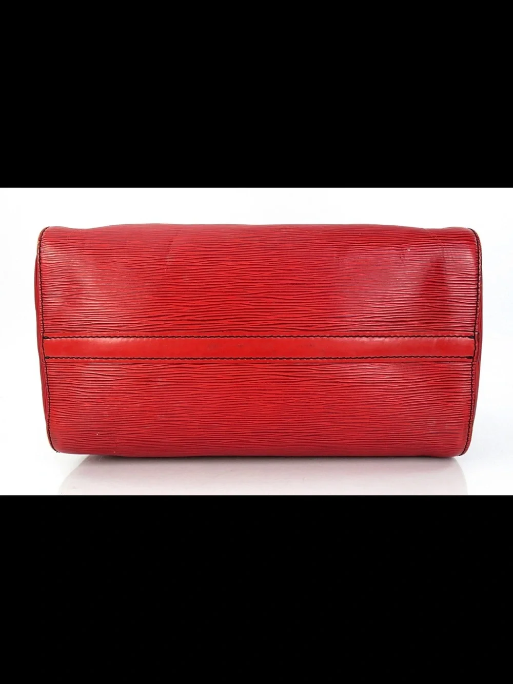 Louis Vuitton Red Epi Leather Satchel - Picture 5 of 16